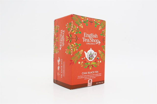 Chai Black Tea - 20 Tea Bag Sachets - Greenlands Health Store
