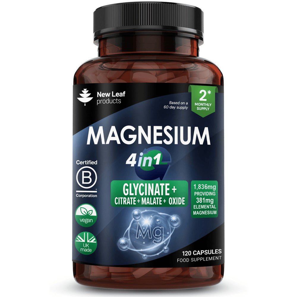 Magnesium Complex 1836mg Elemental 381mg 120 capsules - Greenlands Health Store