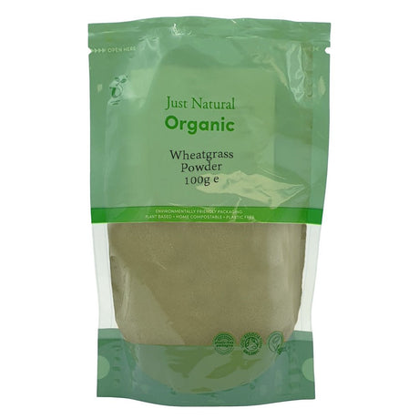 Organic Wheatgrass Powder 100g - Greenlands Health Store