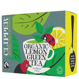 Clipper Fairtrade & Organic Green & Lemon 80 Tea bags - Greenlands Health Store