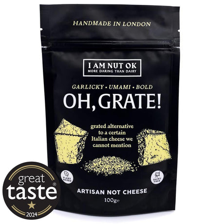Oh Grate! - Grated Italian Vegan Cheese 100g - Greenlands Health Store