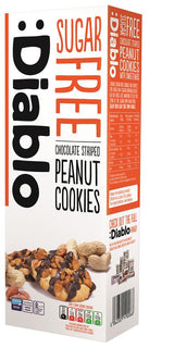 Choc Striped Peanut Cookies 150g - Greenlands Health Store