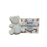 Goats milk soap bar - 67g Teddy shape - Greenlands Health Store