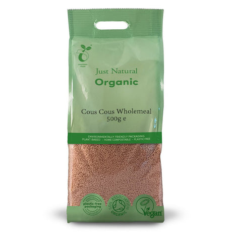 Organic Couscous Wholemeal 500g - Greenlands Health Store