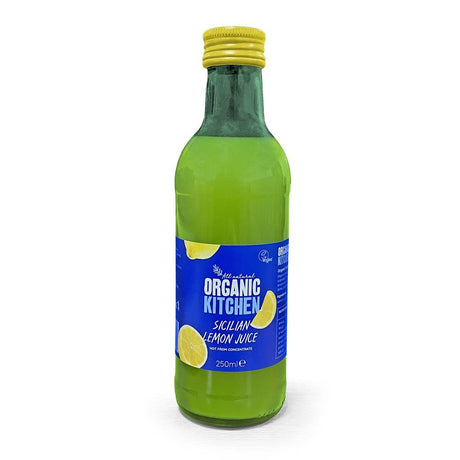 Organic Sicilian Lemon Juice 250ml - Greenlands Health Store
