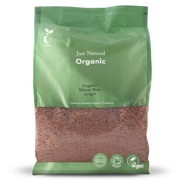 Organic Wheat Bran 350g - Greenlands Health Store