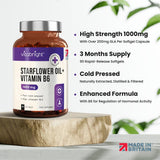 Starflower Oil - 1000mg - 90 day supply - Greenlands Health Store
