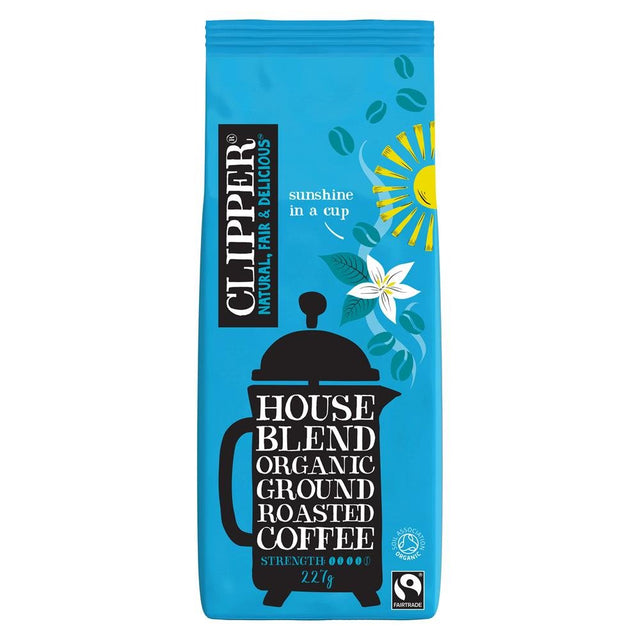 House Blend Organic Roast & Ground 227g - Greenlands Health Store