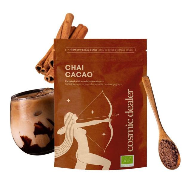 Cacao Chai - Chai Drinking Chocolate Organic with Mushrooms 120g - Greenlands Health Store