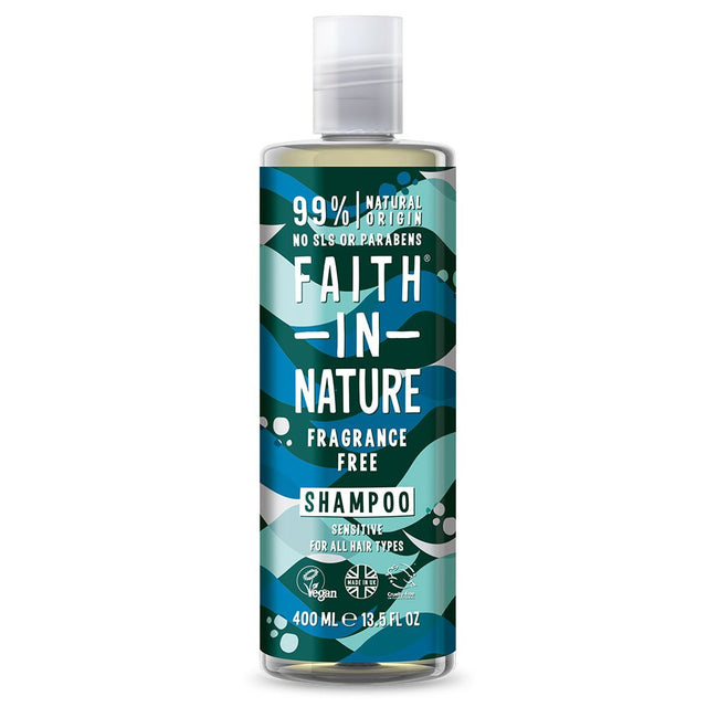 Faith in Nature Fragrance Free Shampoo 400ml - Greenlands Health Store