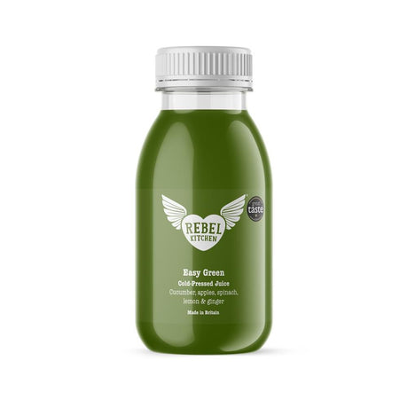 Rebel Kitchen Raw Juice Easy Green 250ml made in Kent UK - Greenlands Health Store