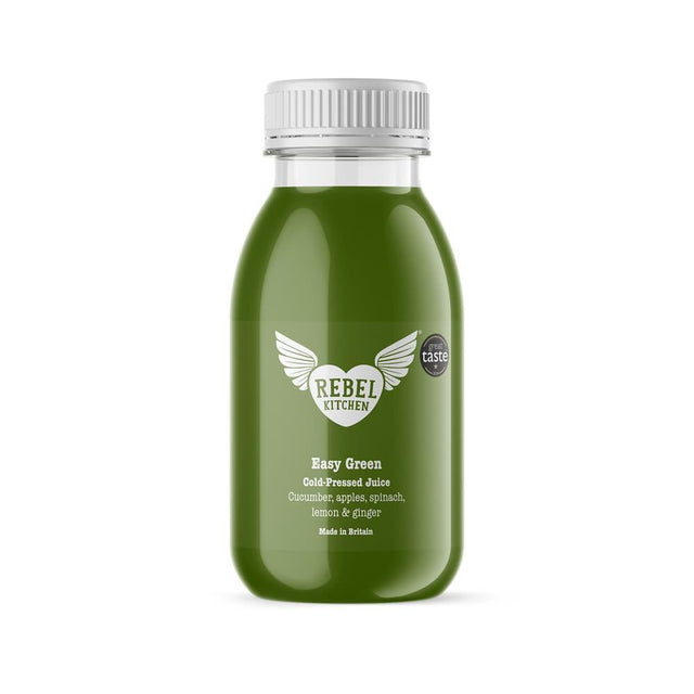 Rebel Kitchen Raw Juice Easy Green 250ml made in Kent UK - Greenlands Health Store