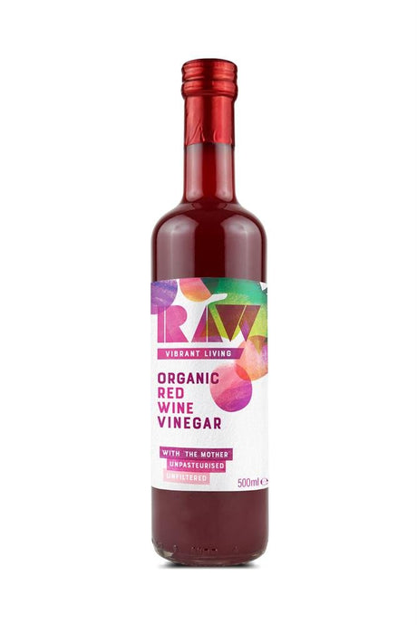 Red Wine Vinegar with the Mother Organic 500ml - Greenlands Health Store