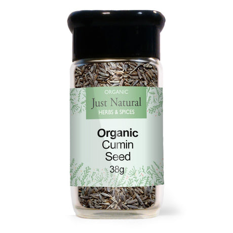 Organic Cumin Seed (Glass Jar) 38g - Greenlands Health Store