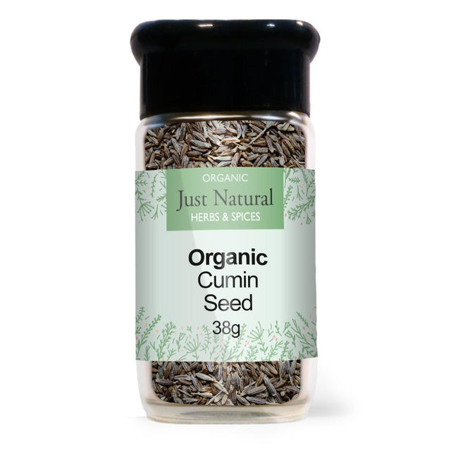 Organic Cumin Seed (Glass Jar) 38g - Greenlands Health Store