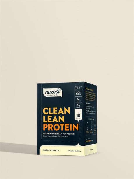 Clean Lean Protein 10x25g Sachets Box Smooth Vanilla - Greenlands Health Store