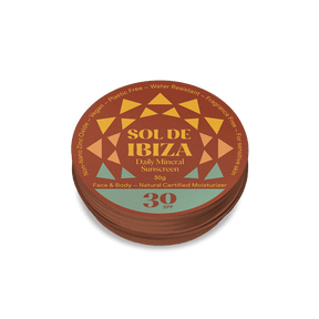 Mini Tin Plastic Free Face & Body Natural Mineral Sunscreen SPF30 - Greenlands Health Store