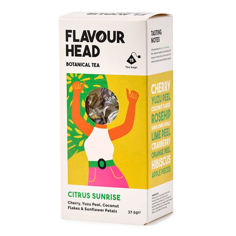Flavour Head Botanical Infusions Citrus Sunrise Tea 15's - Greenlands Health Store