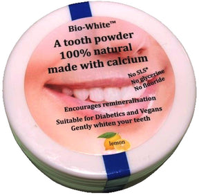 Organic Tooth Powder Lemon 35g - Greenlands Health Store
