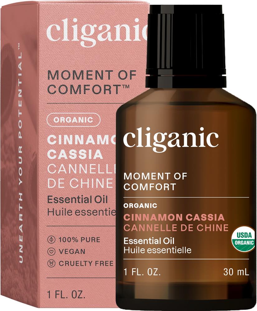 Cliganic Organic Cinnamon Cassia Oil 1oz - Greenlands Health Store