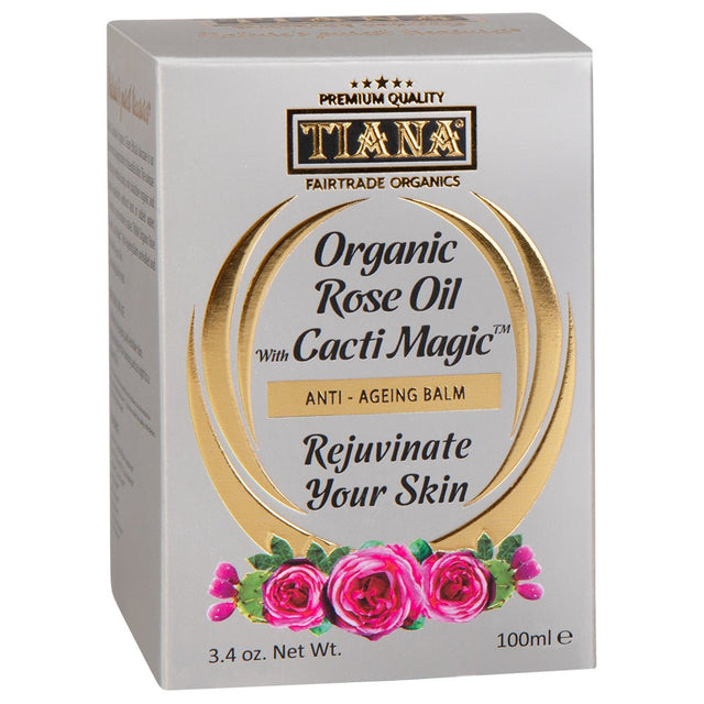 TIANA Organic Anti - Ageing Balm with Organic Rose Oil 100ml - Greenlands Health Store