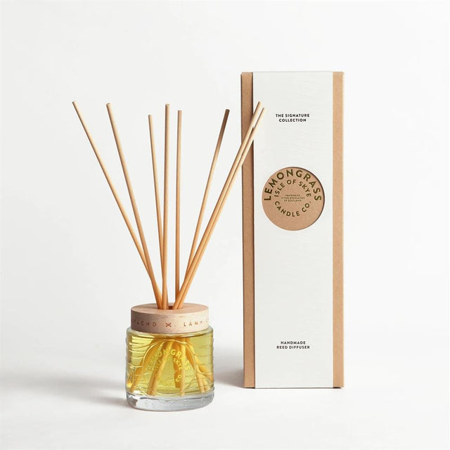 Lemongrass Reed Diffuser 27cmx. 8.5cm x 8.5cm - Greenlands Health Store