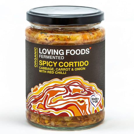 Organic Spicy Cortido Sauerkraut 475g - Greenlands Health Store