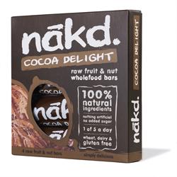 Nakd Cocoa Delight MP 4x35g - Greenlands Health Store