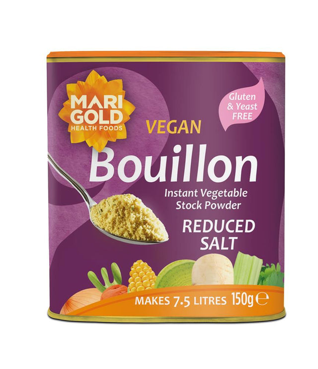 Marigold Less Salt Vegan Bouillon 150g Purple - Greenlands Health Store