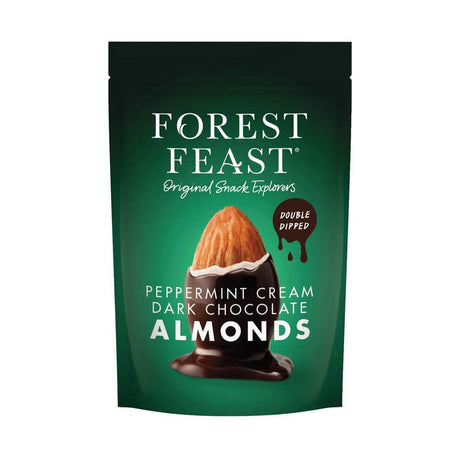 Forest Feast Peppermint Cream Dark Chocolate Almonds 120g - Greenlands Health Store