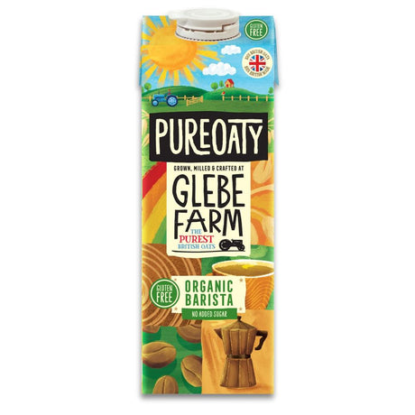 Glebe Farm PureOaty Organic Barista 1 ltr - Greenlands Health Store