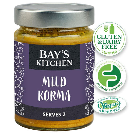 Mild Korma Stir-in Sauce Low FODMAP Vegan 260g - Greenlands Health Store