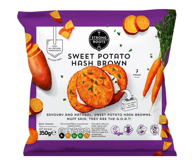 Sweet Potato Hash Brown 350g - Greenlands Health Store