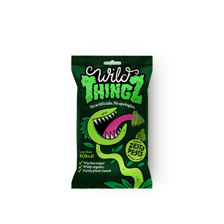 Wild Thingz Organic & Vegan Sweets Zesty Pests 25g - Greenlands Health Store