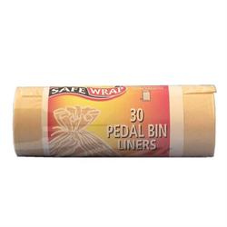 Pedal Bin Liners - 30 Bags - Greenlands Health Store