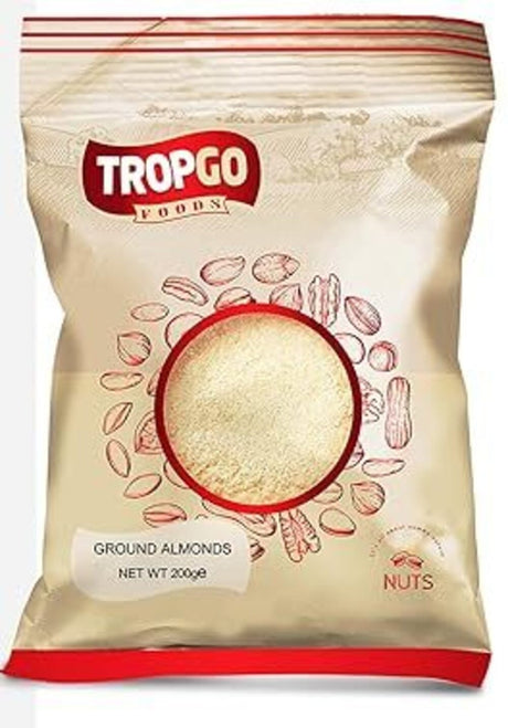 Tropgo Ground Almonds 200g - Greenlands Health Store