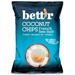 Coconut Chips with French Sea Salt 40g - Greenlands Health Store