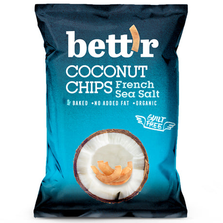 Coconut Chips with French Sea Salt 40g - Greenlands Health Store