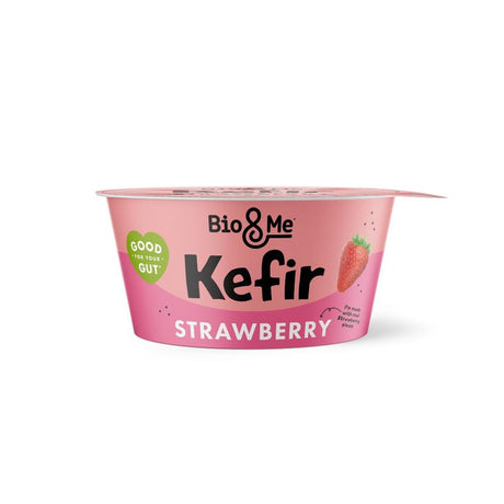 Bio&Me Strawberry Gut-Loving Kefir Yoghurt 150g - Greenlands Health Store