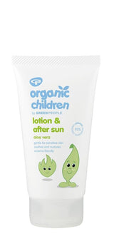 Organic Children Aloe Vera Lotion & After Sun 150ml - Greenlands Health Store