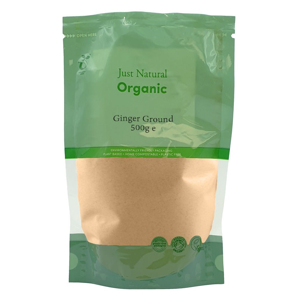 Organic Ground Ginger 500g - Greenlands Health Store