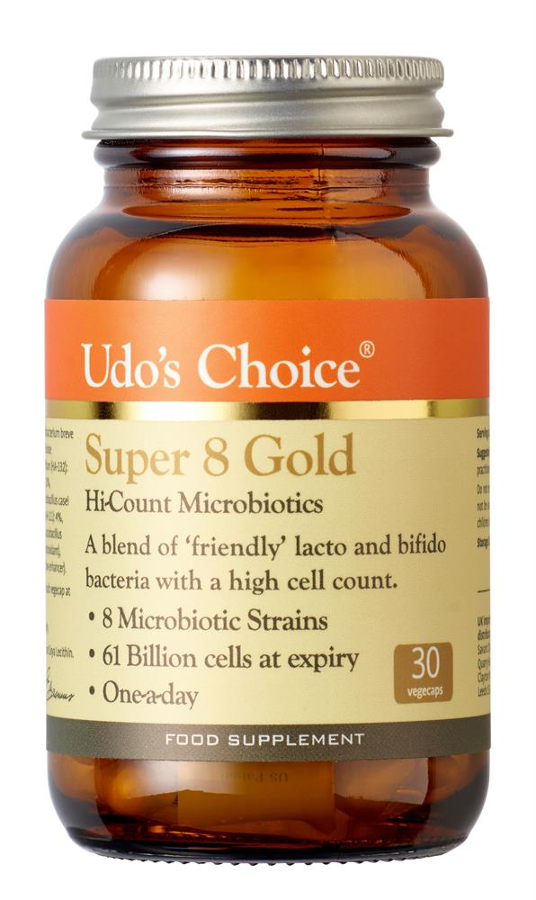 Udos Choice Super 8 Gold 30 caps - Greenlands Health Store