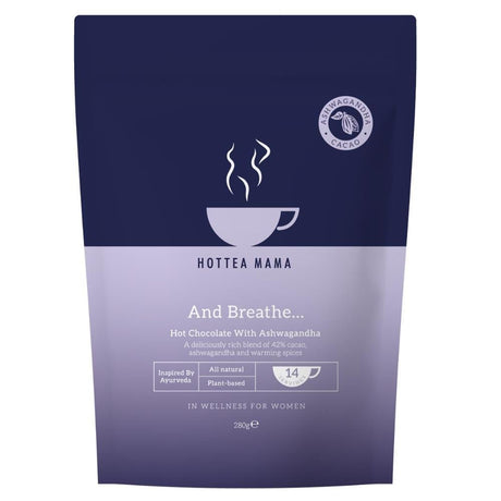 And Breathe Ashwagandha Hot Chocolate 280g - Greenlands Health Store