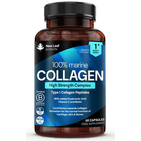 Hydrolised Marine Collagen 1200mg Type 1 60 Capsules - Greenlands Health Store