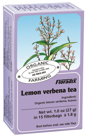 Lemon Verbena Organic Herbal Tea 15 filterbags - Greenlands Health Store