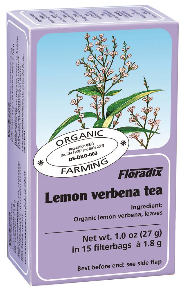 Lemon Verbena Organic Herbal Tea 15 filterbags - Greenlands Health Store