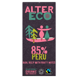 AlterEco Dark Chocolate 85% Peru 100g - Greenlands Health Store