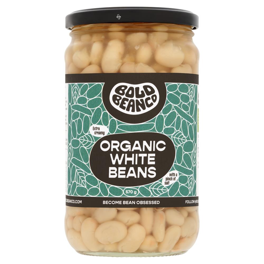Organic White Beans 570g - Greenlands Health Store