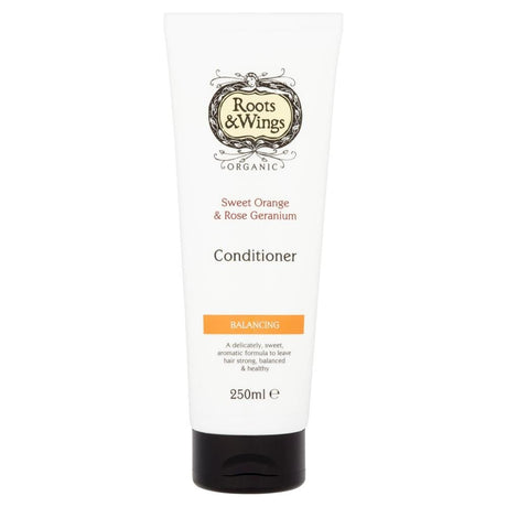 Organic Sweet Orange & Rose Geranium Conditioner 250ml - Greenlands Health Store