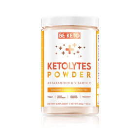 BeKeto - Keto Electrolytes Powder - Sunshine Orange 200g - Greenlands Health Store